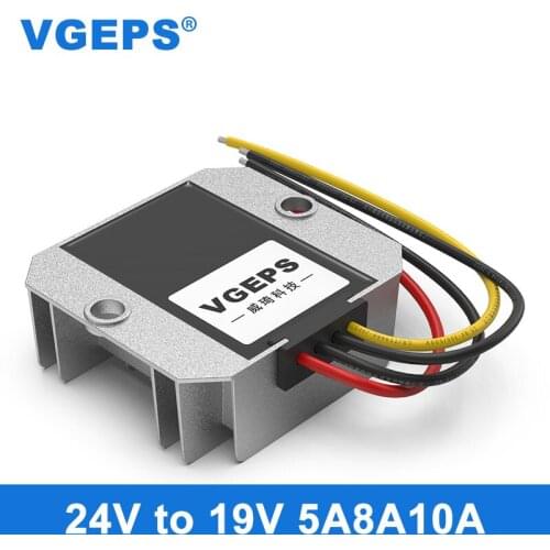 24V to 19V car power converter 24V to 19V step-down module 24V drop 19V DC power regulator