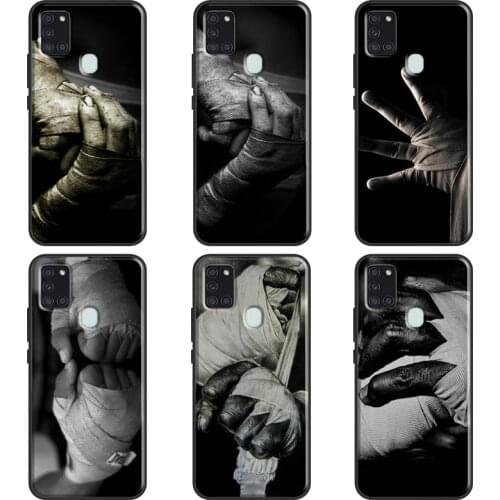 Muay Thai Kickboxing Fight Case For Samsung A51 A71 A11 A31 A10 A20 S A30 A40 A50 A70 A21S A20e A12 A32 A52 A72 Cover
