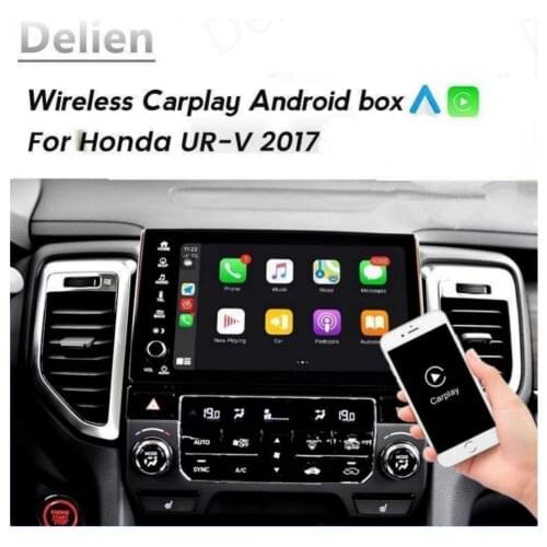 Delien Wireless Apple Carplay For 2017 model Honda UR-V Android Auto car multimedia playback module Nondestructive installation