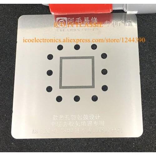 For iPhone 6 A8 RAM CPU BGA Direct Heating Template 0.18mm Thickness