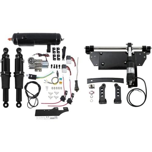 Motorcycle Electric Center Stand Air Ride Suspension Tank For Harley Touring Road King Road Glide 2009-2016 2017-2021