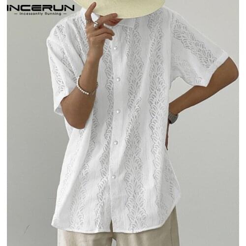 INCERUN Men's Short Sleeve Shirts