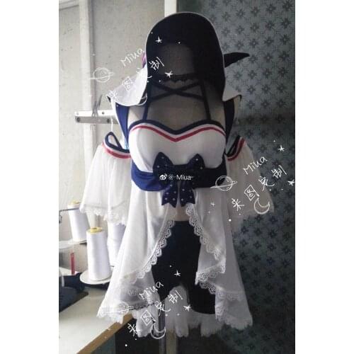 [Customized] Anime Arknights Skadi Sexy Swimsuit/Swimwear Full Set Cosplay Costume Any Size Halloween Women FreeShipping 2020New