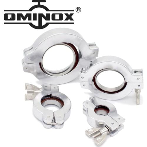 KF-16/25/40/50 High Quality Aluminum alloy Vacuum Clamp Sanitary Homebrew Supply Beer Brewing Diary Product With O-Ring