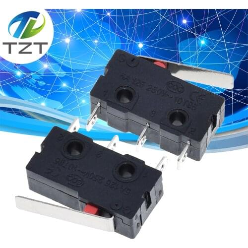 10PCS micro switch 3PIN 5A 250V Stalk switch KW11-3Z microswitch long Stalk switch in stock good quality