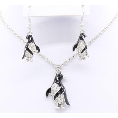 GYWYN2020 latest necklace earrings accessories romantic penguin set chain