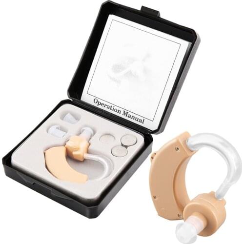 Super Mini Hearing Aid Ear Sound Amplifier Adjustable Tone Hearing Aids Portable Ear Hearing Amplifier for the Deaf Elderly