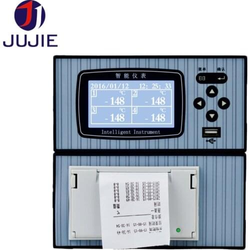 Flow Totalizer With Printing Datalogger Temperature Pressure Flow 3 Channels Print Cumulative Flow Instantaneous Flow Rate