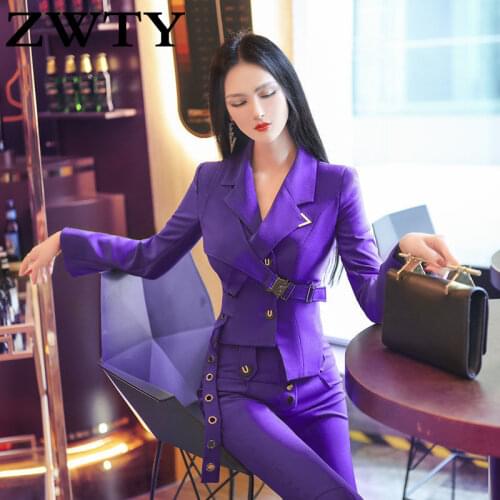 ZWTY Women's Trouser Suits Two