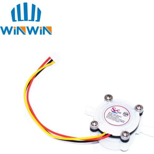 I81 1pcs Water Coffee Flow Sensor Switch Meter Flowmeter Counter 0.3-6L/min inner diameter 2mm