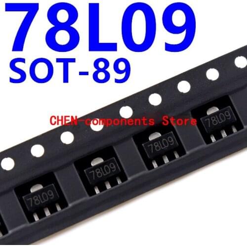 50pcs Voltage regulator tube CJ78L09 78l09 SOT89 Three-terminal regulator 9V