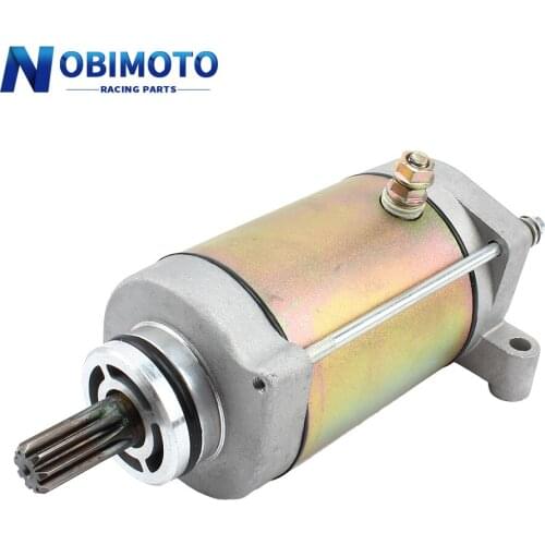 9 Teeth 500cc Motorcycle Starter High Performance Starting Motor Aluminum Motocross Fit For XINYANG MAZDA 500cc Engines 2CQ-141