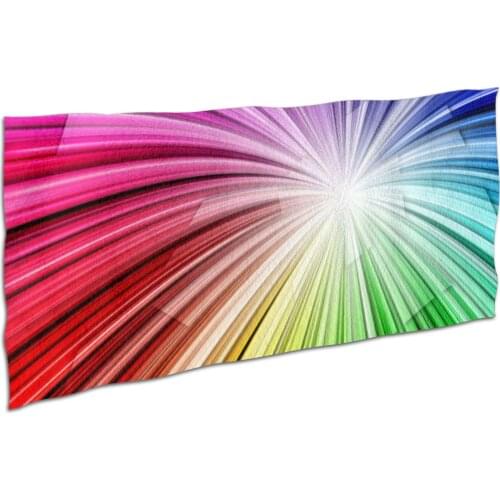 Printed quick drying magic bath towel 160 * 80cm rainbow Yoga towel fashion beach towel Large Sports Towel Gift