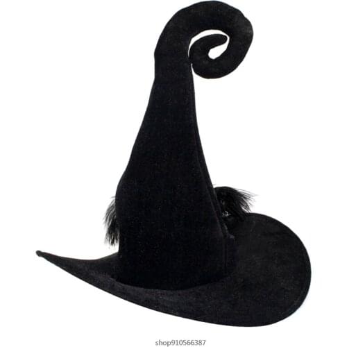 Halloween Witch Wizard Hat Party Costume Headgear Devil Cosplay Props Decoration Accessories for Adult Women Men ju26 wholesales