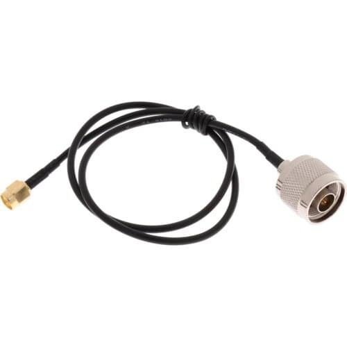 Coaxial Cable N Female to SMA Male Pitail Extension Adapter Coax RG-58