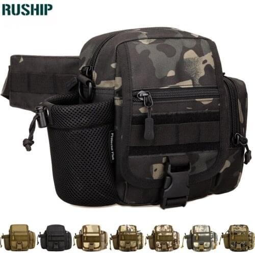 Outdoor sports Tactics kettle Waist Pack Waterproof Fanny Pack Belt Bag Sling Shoulder Messenger hunting waist bag