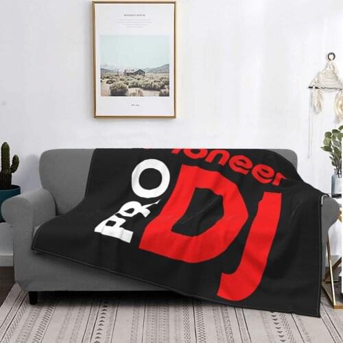 Music Flannel Blanket Men Women Pioneer Dj Pro Cdj Cd Player Blend Casual Pride Unisex Soft and Comfortable Lightweight Blanket