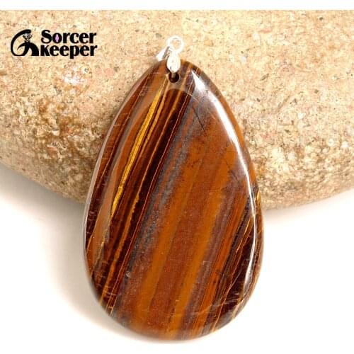 Real Female Natural Crystal Bijoux Femme Choker Necklaces Pendants Hand Made Iron Tiger Eye Stone Beads For Jewelry Making BA851