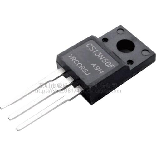 100% nuevo 10 pcs/lote MOSFET original CS13N50FA9H 13N50 CS13N50F 13A500V TO-220F