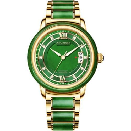 2020 New luxury brand business men watch Top natural jade personality creative gift couple watches classic 1963 pilot watches