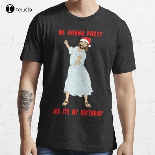 New Jesus Birthday! Abbing Santa Dabbing Santa Dabbing Through The Snow T-Shirt Cotton Men Tee Shirt