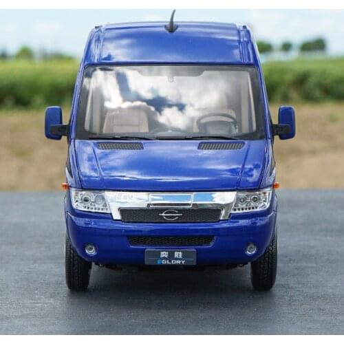 Original factory diecast 1:24 Changjiang EV Yisheng pure electric business bus model