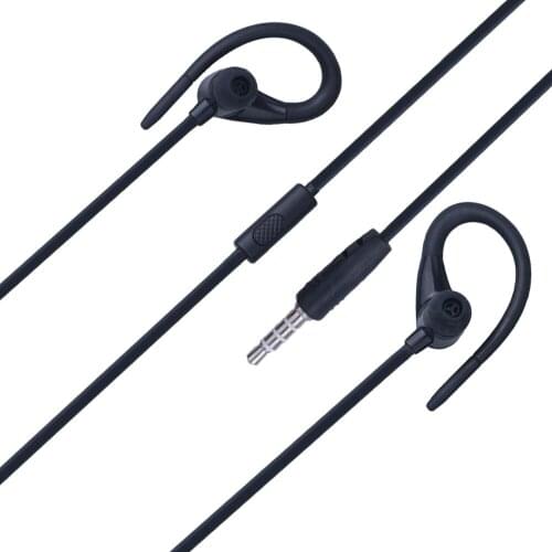2019 Sport Headphone In-Ear Earhook Earphone Wired Mini Stereo Headset Earphone with Microphone for xiaomi smart phone