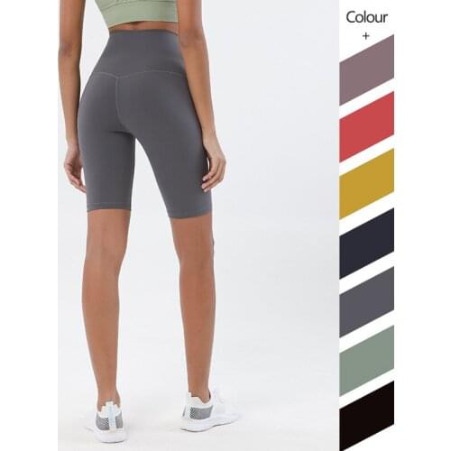 Naked Feeling Sports Shorts Women High Waist Energy Yoga Shorts Tight Elastic Soft Gym Fitness Leggings Quick Dry Biker Shorts