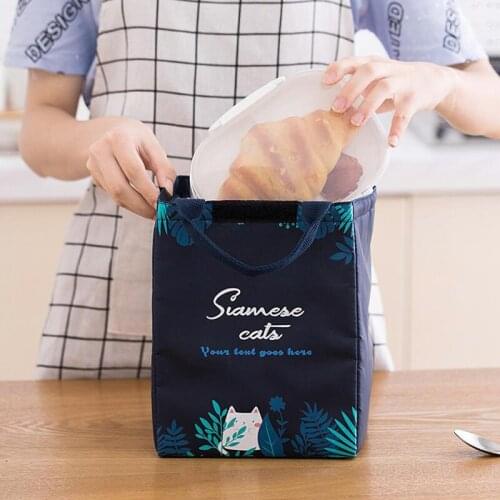 Oxford Cloth Aluminum Foil Storage Waterproof Bag Large Capacity Insulation Bag Portable Insulation Bag Portable Lunch Bag