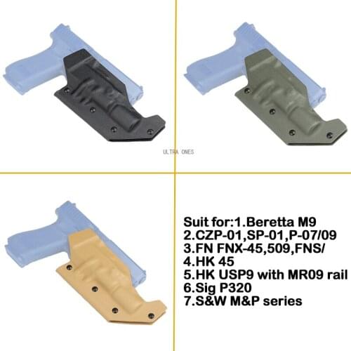 Tactical Waistband Concealed Gun Holster for Beretta M9 HK45 Airsoft Paintball Training Combat Hunting Pistol Holster Pouch Case