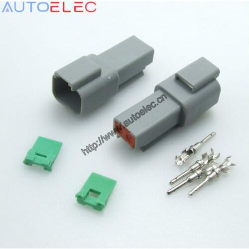100Sets 2Pin connectors terminals Deutsch DT MALE switch wires wiring 1060-16-0122 U-BARREL FEMALE TERMINAL for SOLENOID VALVES
