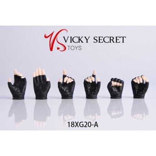 6 Pair Glove Hand Model VStoys 1/6 Shooter Glove Hand Type 2.0 for 12inch Phicen Jiaoudoll Collectible Action Figure DIY
