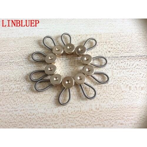 6Pcs Gold Metal Shirt Collar Extenders Shirt Neck Expanders New Arrival Waistband Extender
