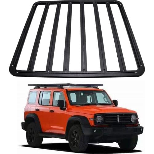 Large Black Aluminium Generic car Roof Rack Basket Tray Luggage Cargo Carrier PLATFORM RACK