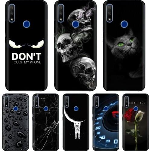 Case for Huawei Honor 9X Back Cases Soft Tpu Phone Cover for Huawei Honor 9X STK-LX1 9 X Honor9X Protective Coque Fundas Flower