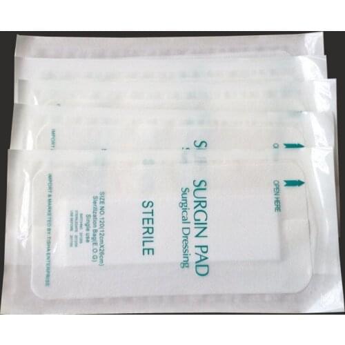 40pcs Breathable medical non-woven nursing care dressing 12cm 26cm hospital dressing wound care surgical dressings gauze shop