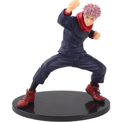 16cm Anime Anime Jujutsu Kaisen Itadori Yuji Student of Gojo Satoru Demons Container PVC Action Figure Model Toy Doll Brinquedo