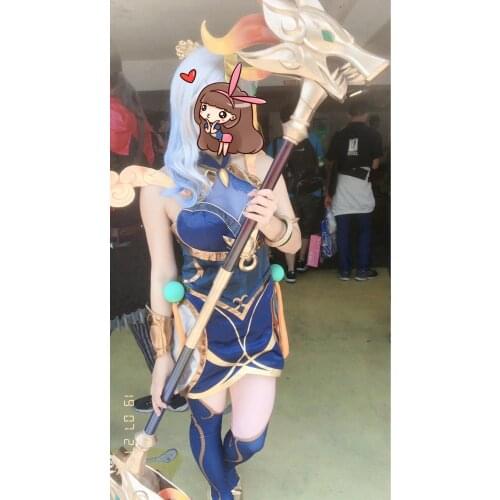 LUX LOL Cosplay lol Lux Cosplay Costume New skin Lunar Empress Lux cosplay halloween costumes for women dress stock
