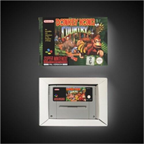 Donkey Country Kong - EUR Version RPG Game Card Battery Save with Retail Box