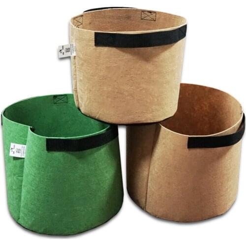 Grow Bags Aeration Non-Woven Fabric Pots Eco Friendly Planting Growing Bags for Plants