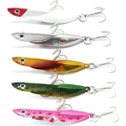 Japen Water dog Metal Vib Blade Lure 5/7/9/14/19g Sinking Vibration Baits Artificial Vibe for Bass Pike Perch Fishing Long Shot