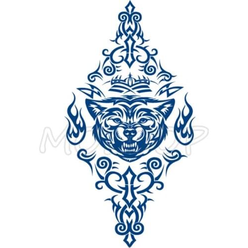 Tiger Totem Flower Juice Tattoo Sticker Temporary Makeup Fake Tatoo Body Art for Women Men Lasting To 5 -15 Days