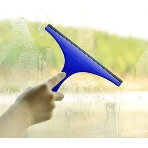 Cleaner Bathroom Glass Plastic Brush Kitchen Cleaner Car Glass Shower Squeegee Window Glass Wiper Scraper Brush Random Color Hot