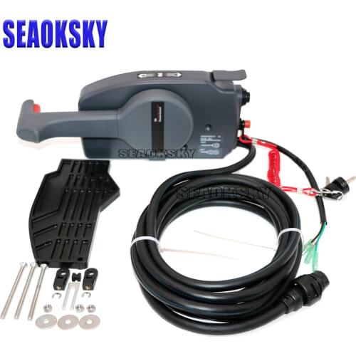 Remote Control Box Assy 703-48230-14 for YAMAHA Boat Engine, 7 Pins PULL to open