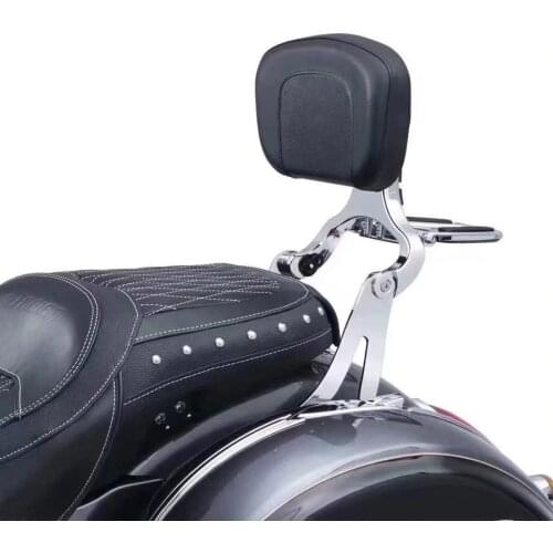 Motorcycle Adjustable Fixed Mount&Driver Passenger Backrest For Harley Touring Electra Glide Low Rider Softail FLSTC Heritage