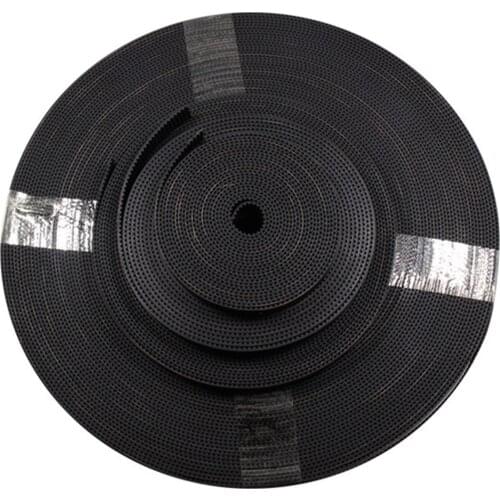 MXL GT2 Timing Belt, 6mm 10mm Width, 2GT Open Timing Belt, For 3D Printer, Laser engraving machine rubber belt