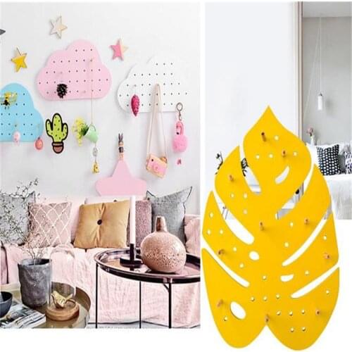 Nordic Rack Hook Board&Stick Wall Hang Beads Hanger Child room decoration clothing Hat photography Home craft DIY INS