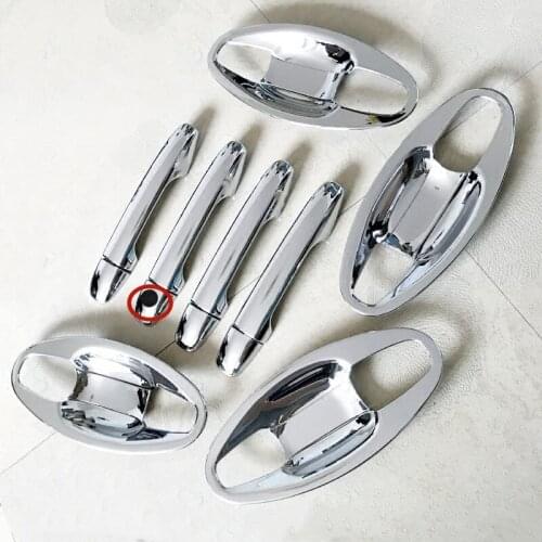 Car Styling ABS Door handle Protective covering Cover Trim Door Handle Bowl for Subaru XV 2011 2012 2013 2014 2015 2016 2017