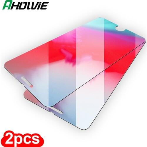 2PCS For iPhone 8 7 6S Plus 6 5 5S SE 5C 11 Pro XR X XS Max iPhone 7 Tempered Glass Screen Protector Film verre tremp Protection