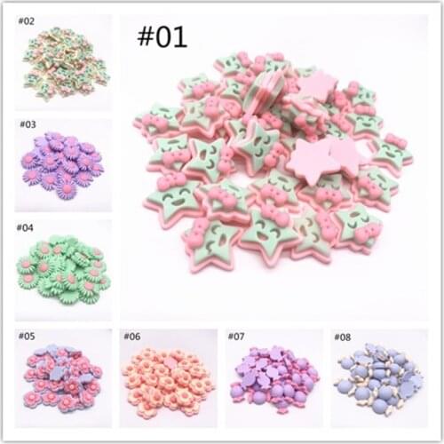 10Pcs 3D DIY Slime Soft Pottery Addition Soft Toys Slices StrawberrySlime Fluffy Lizun Mobile Slime Accessories Gift